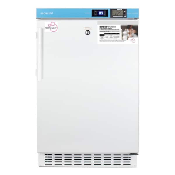 Summit Appliance 2.65 Cu. Ft. Upright MOMCUBE Breast Milk Refrigerator in White, ADA Compliant