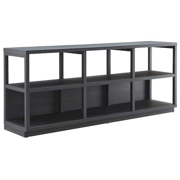 Meyer&Cross Thalia 68 in. Charcoal Gray TV Stand Fits TV's up to 75 in.