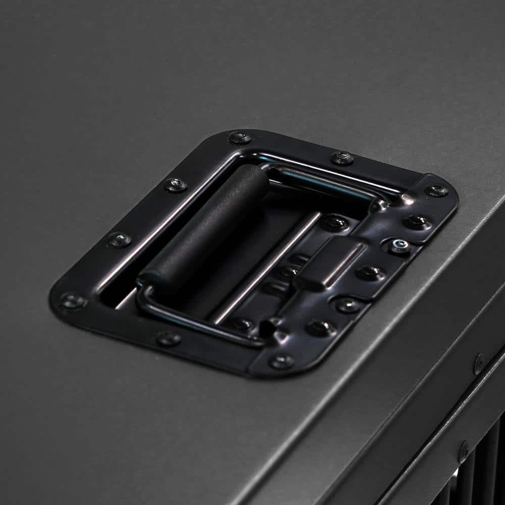 X-Large Black Aluminum Collapsible Dog Crate