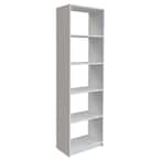 84 in. H x 24 in. W White Shelving Tower Kit