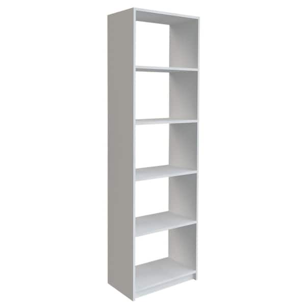 SimplyNeu SNT3-WH 84 in. H x 24 in. W White Shelving Tower Kit - 1