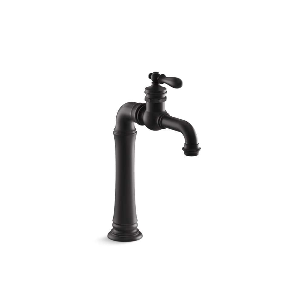 KOHLER Artifacts Single Handle Bathroom Faucet in Matte Black 727639M