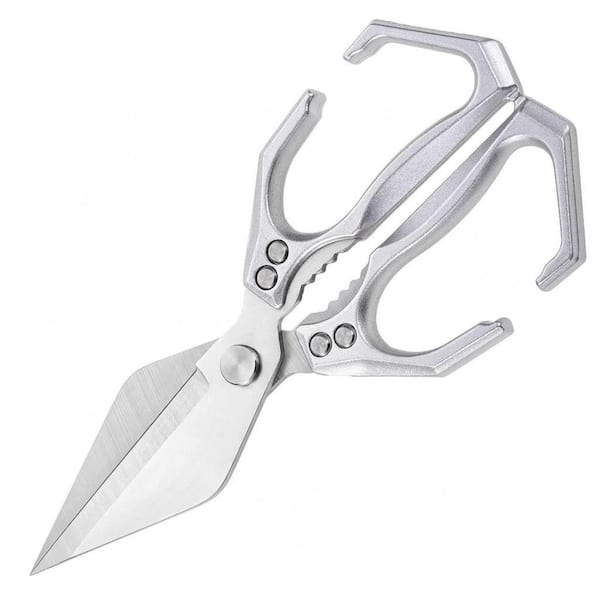 Heavy Duty 3CR13 Stainless Steel Kitchen Shears Multi-Purpose Culinary Scissors for Meat Seafood Bone Cutting All