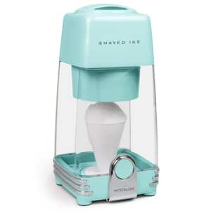 12 oz. Electric Shaved Ice Snow Cone Machine in Aqua