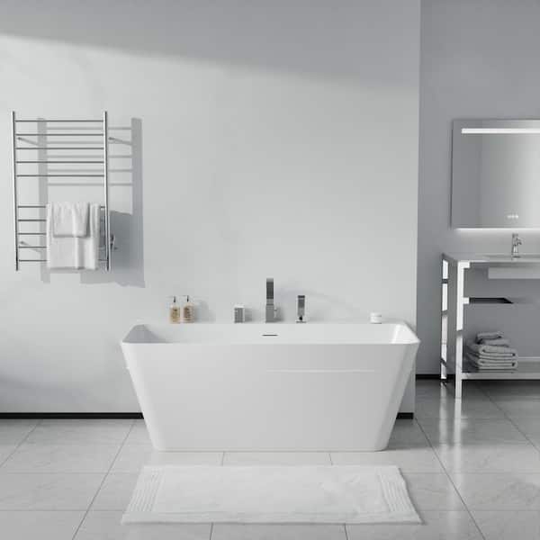 ANZZI Vault Series 67 in. x 32 in. Flat Bottom Acrylic