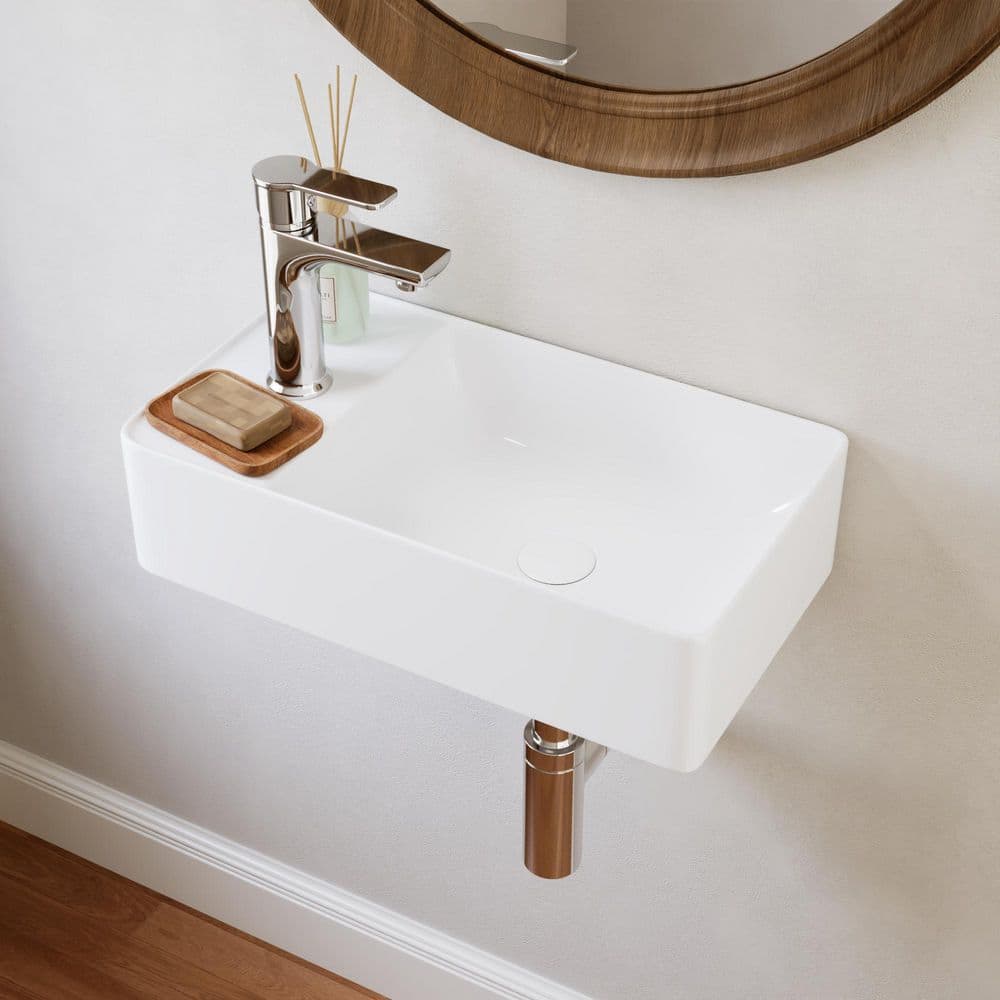 DEERVALLEY 17.91 in. x 9.84 in. Rectangular Wall Mounted Bathroom