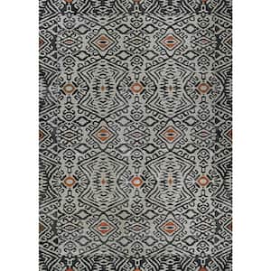 Dolce Mala Smoke 8 ft. x 11 ft. Indoor/Outdoor Area Rug