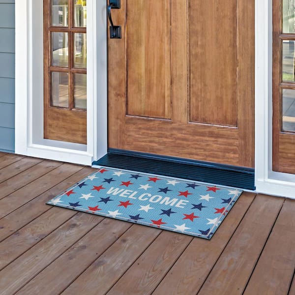 Home Accents Holiday Welcome Stars 18 in. x 30 in. Indoor/Outdoor