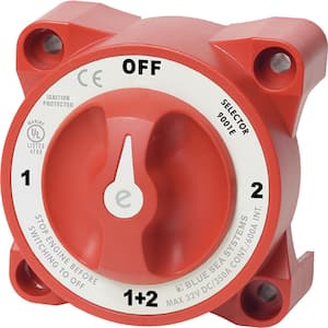 e-Series 4-Position Selector Battery Switch with Alternator Field Disconnect