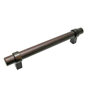 Greenwich Collection 5 1/16 in. (128 mm) Brushed Oil-Rubbed Bronze Modern Cabinet Bar Pull