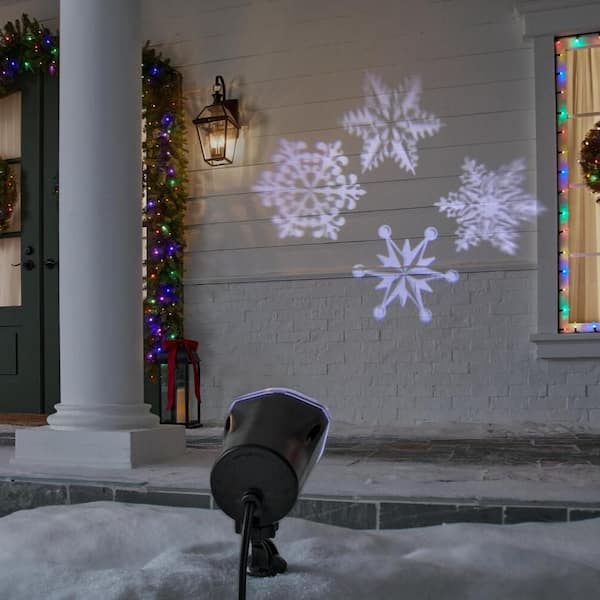 LED Snowflakes Illusion Projector