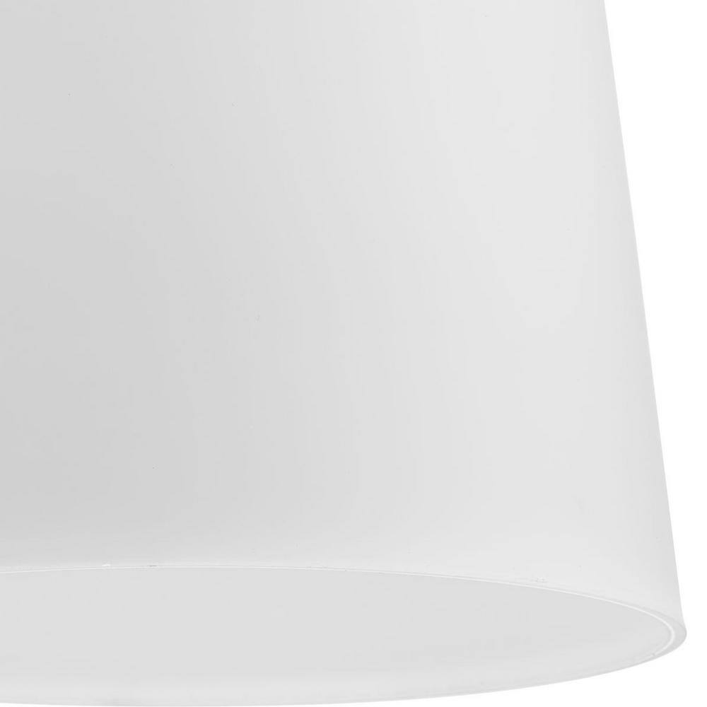 Clarion Matte Black Glass One-Light Pendant