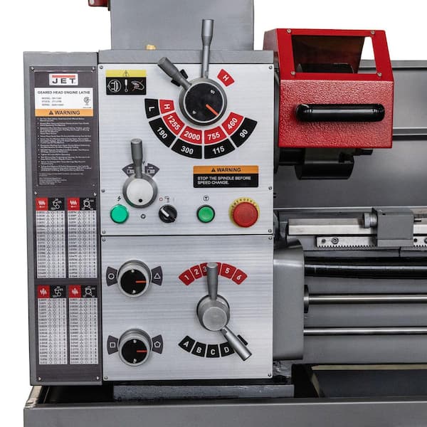 JET JET GH-1340; 13x40 Gear Head Lathe, 230V 1 PH GH-1340 - The