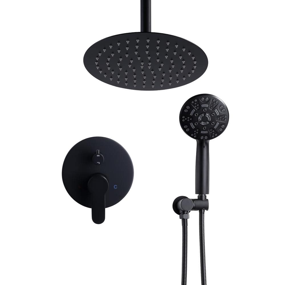 Single Handle 8-Spray Shower Faucet 1.8 GPM with Pressure Balance valve in.