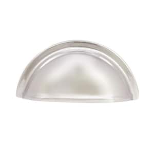 Solid Brass Cup Pulls Collection 3 in (76 mm) Center-to-Center Polished Chrome Cabinet Cup Pull
