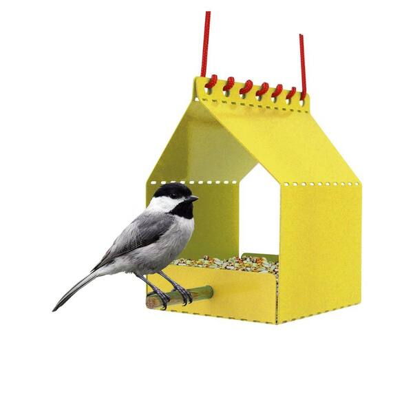 Brdi Fold-it-Yourself Yellow Bird Feeder