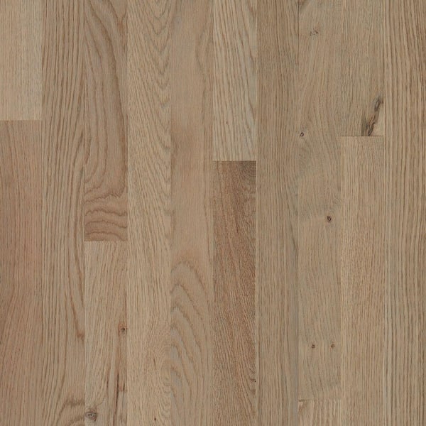 Bruce Take Home Sample - Plano Taupe Oak 3-1/4 in. W Solid Oak Hardwood Flooring