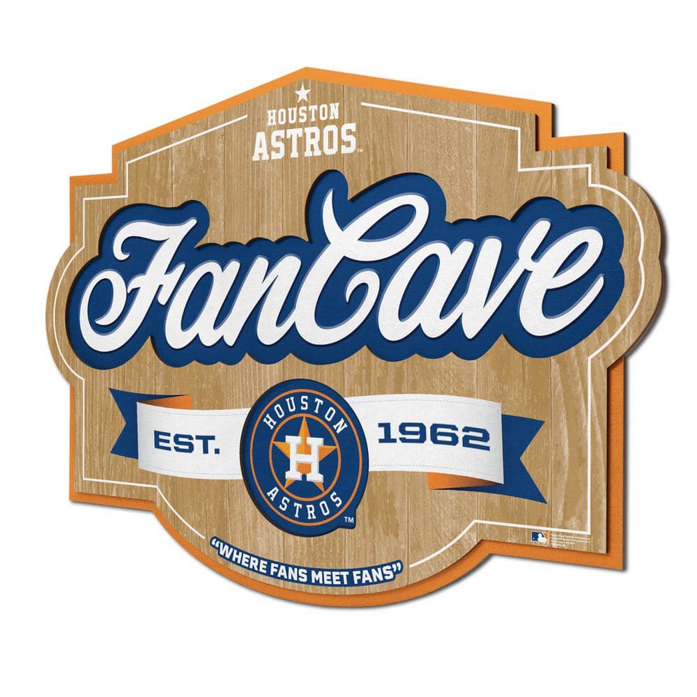 YouTheFan MLB Houston Astros Fan Cave Sign