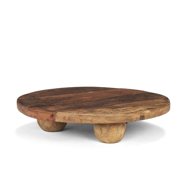 Brown Round Wood 14