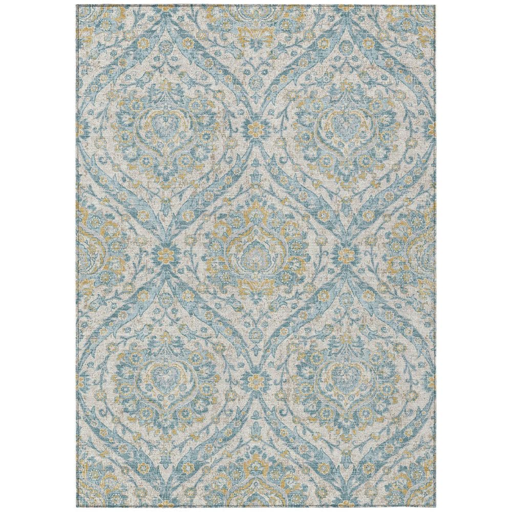 Chantille Machine Washable Indoor/Outdoor Abstract ACN2703 Ivory 3 ft. x 4 ft. Area Rug price history on PriceWatchPro