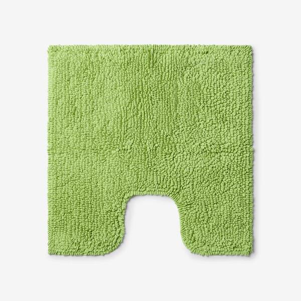 The Company Store Company Cotton Chunky Loop Field Green 24 in. Contour Bath Rug