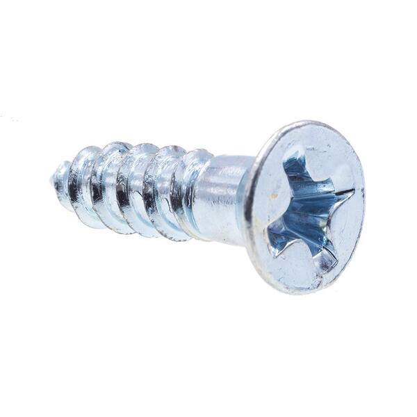 Prime-Line #5 x 1/2 in. Zinc Plated Steel Phillips Drive Flat Head Wood Screws (50-Pack)