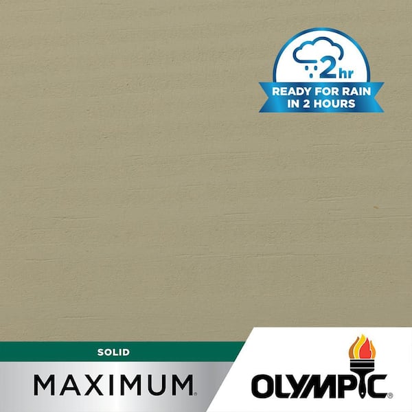 Olympic Maximum 5 gal. SC-1071 Sandstone Solid Color Exterior Stain and Sealer in One