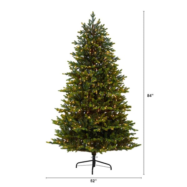 How many lights for 2024 a 7 foot tree