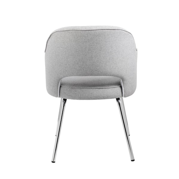 Boss Granite Linen Guest Chair - Granite Linen Seat - Granite Linen Back - Chrome Frame - Four-legged Base - 1 Each Boss Granite Linen Guest Chair - Granite Linen Seat - Granite Linen Back - Chrome Frame - Four-legged Base - 1 Each