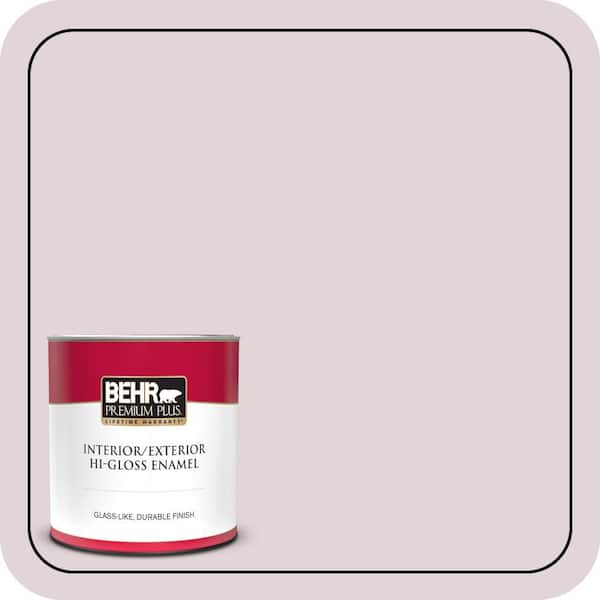 BEHR PREMIUM PLUS 1 qt. #N120-2 Raspberry Fizz Hi-Gloss Enamel Interior ...