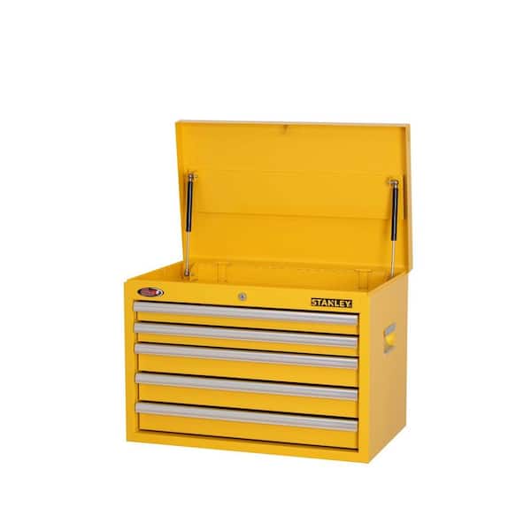 Stanley 26 in. W 5-Drawer Tool Chest, Yellow