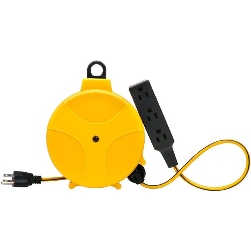 Self retractable cable reel  20 amp slipring reel ASSC500S