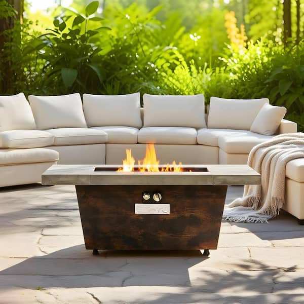 42 in Rectangle 50,000 BTU Gas Fire Pit Table