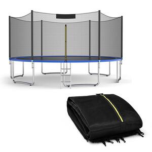 Upper Bounce Trampoline Safety Enclosure Replacement Net with Smartphone/Tabl...