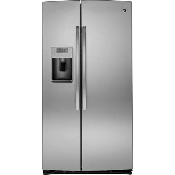 GE Profile 25.9 cu. ft. Side by Side Refrigerator in Stainless Steel
