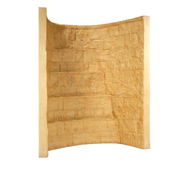 Rockwell 66 in. x 44 in. x 84 in. Tan Composite Window Well