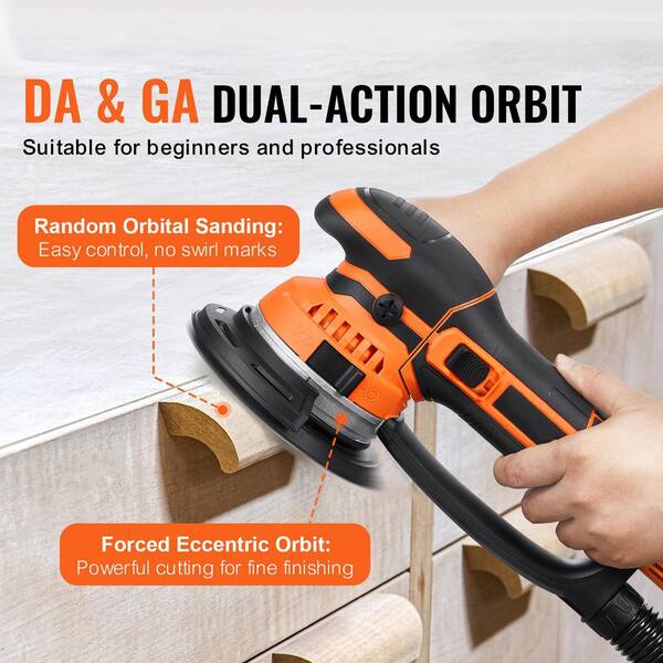 SKYSHALO Random Orbital Sander 6 in. Corded DA GA Dual Action