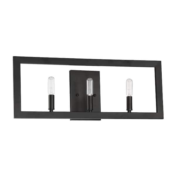 Portrait 23.25 in. 3 Light Espresso Finish Vanity Light