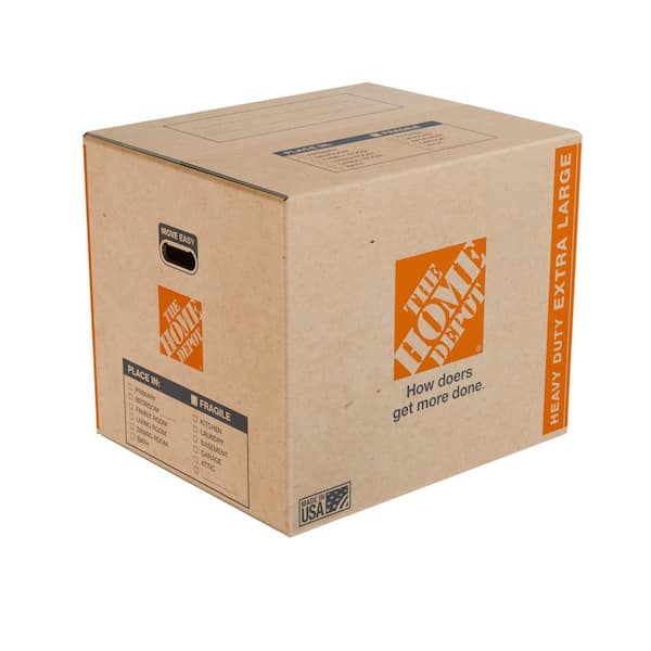 24 in. L x 20 in. W x 20 in. D Extra-Large Moving Shipping and Packing Box with Handles