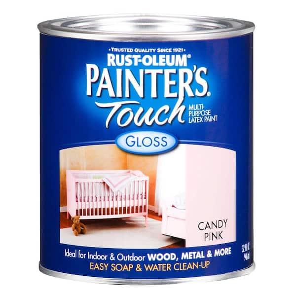 Rust-Oleum Painter's Touch 32 oz. Ultra Cover Gloss Candy Pink General Purpose Paint (Case of 2)