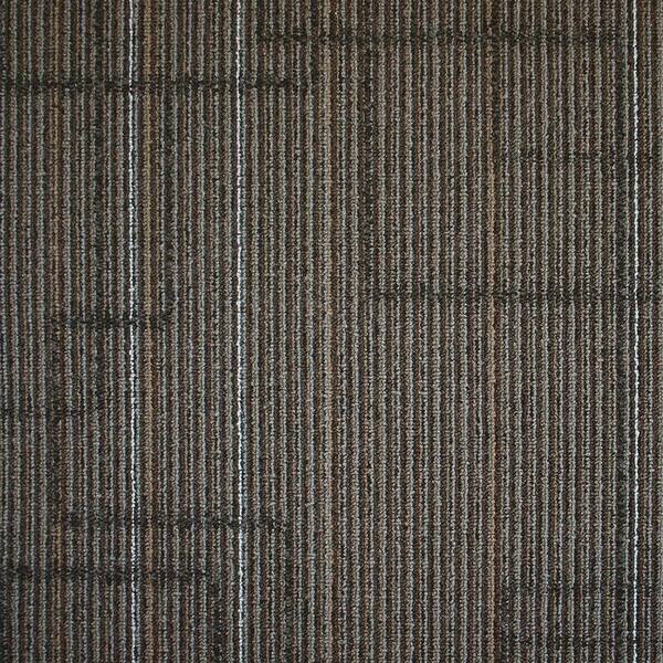 Unbranded Ellis Graphite Loop 19.7 in. x 19.7 in. Carpet Tile (20 Tiles/Case)