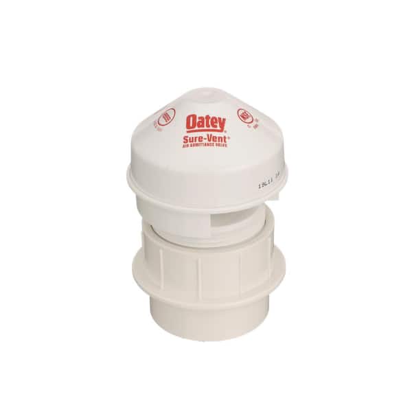 Oatey Sure-Vent 1-1/2 in. PVC Air Admittance Valve with 20 DFU Branch and 8 DFU Stack