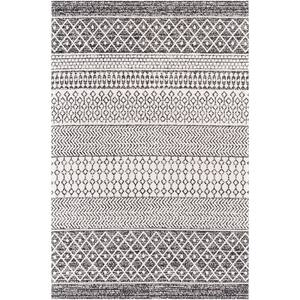 Shiloh Black 6 ft. 7 in. x 9 ft. Moroccan Machine-Washable Area Rug