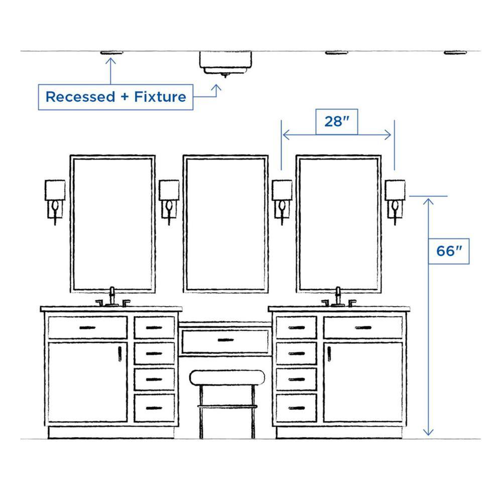 Judson Polished Nickel 3-Light Bath Vanity with Clear Glass Shades