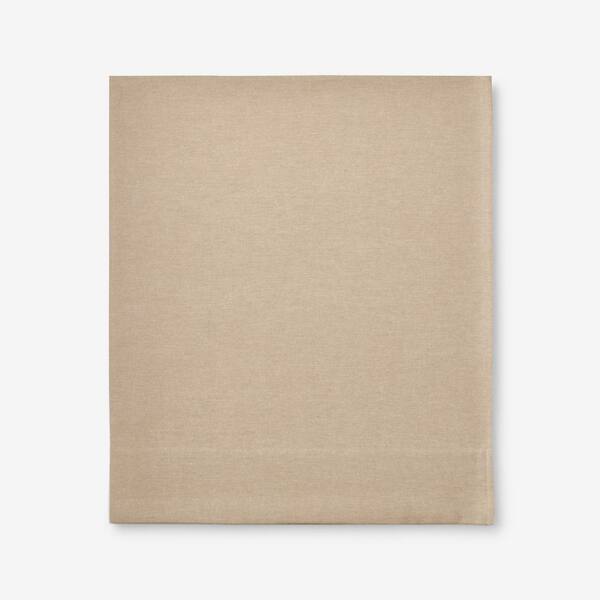 The Company Store Legends Hotel Bromley Yarn-Dyed Wheat Velvet Cotton Flannel King Flat Sheet