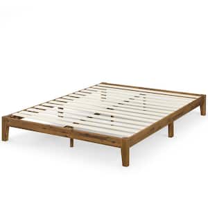 Lucinda King 10 in. Wood Platform Bed