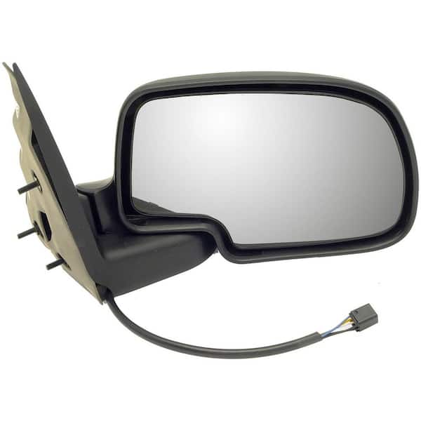 Dorman Side View Mirror - Right, Power, Heated; Black And Chrome With 5Connectors