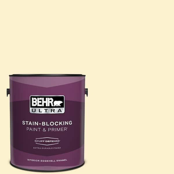 BEHR ULTRA 1 gal. #380C-2 Desert Lily Extra Durable Eggshell Enamel Interior Paint & Primer