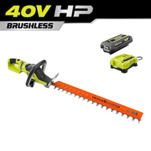 40V HP Brushless 26 in. Cordless Battery Hedge Trimmer with 2.0 Ah Battery and Charger