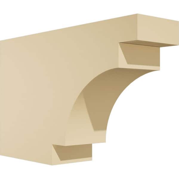 Ekena Millwork Standard Mediterranean 4 in. W x 10 in. H x 16 in. D Signature Urethane Rafter Tail Outlooker